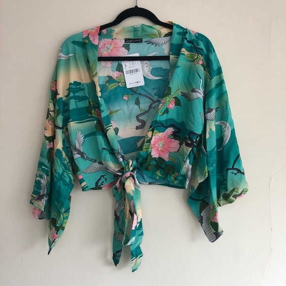 5⭐️ NEW BOHO GYPSY NIGHTINGALE KIMONO ROBE JACKET - Picture 6 of 8